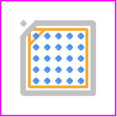 IP4856CX25/CZ - Nexperia PCB footprint - BGA - BGA - WLCSP-25