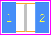 12103C475KAT2A - Kyocera AVX PCB footprint - Capacitor Chip Non-polarised - Capacitor Chip Non-polarised - 1210 (2.79T)