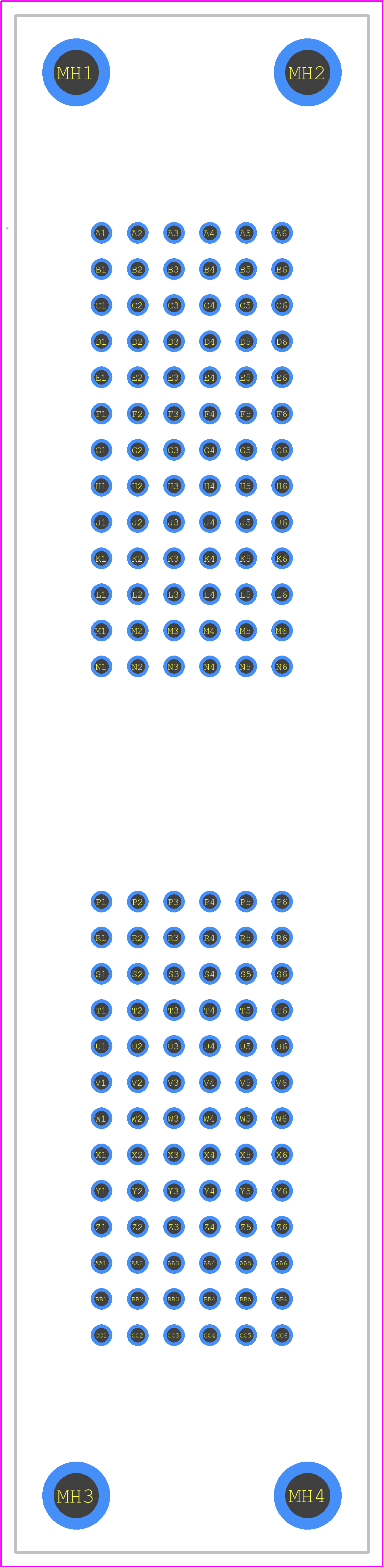 DLM1-156RC-F - ITT CANNON PCB footprint - Other - Other - DLM1-156RC-F-2