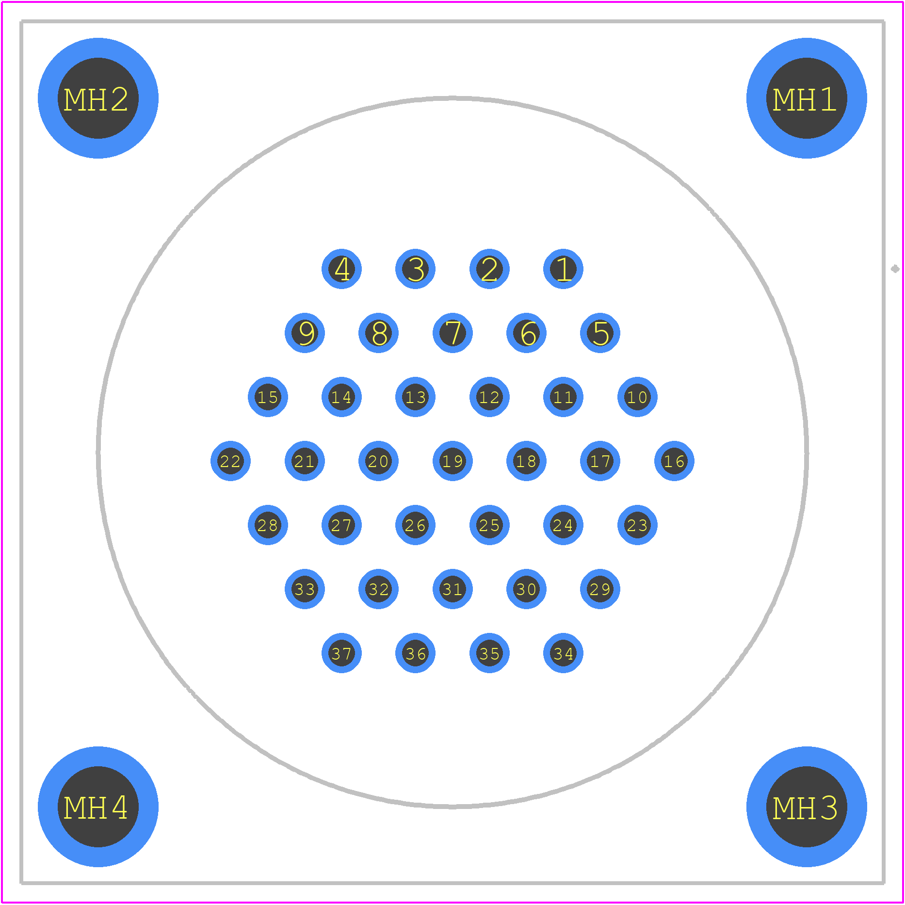 2-208224-2 - TE Connectivity PCB footprint - Other - Other - 2-208224-2-2