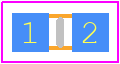 LB1608T100M - TAIYO YUDEN PCB footprint - Inductors Chip - Inductors Chip - 1608-1