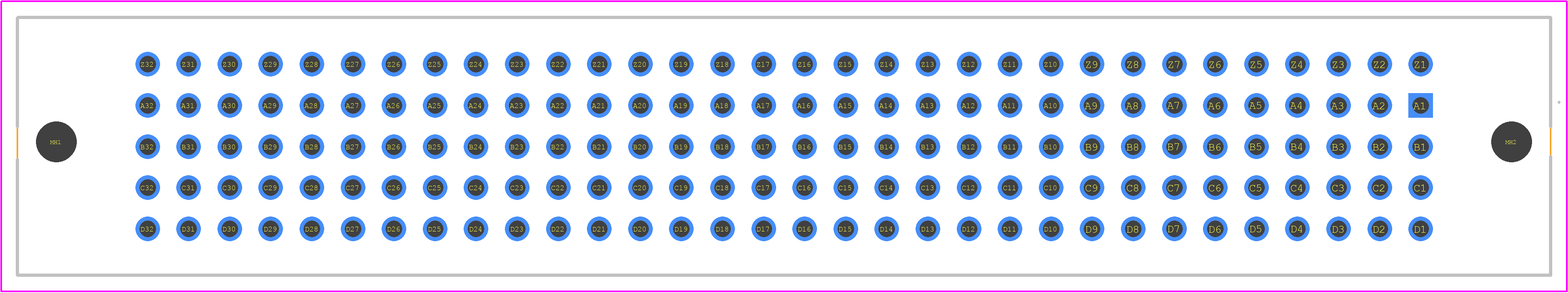 02021608201 - HARTING PCB footprint - Other - Other - 02021608201