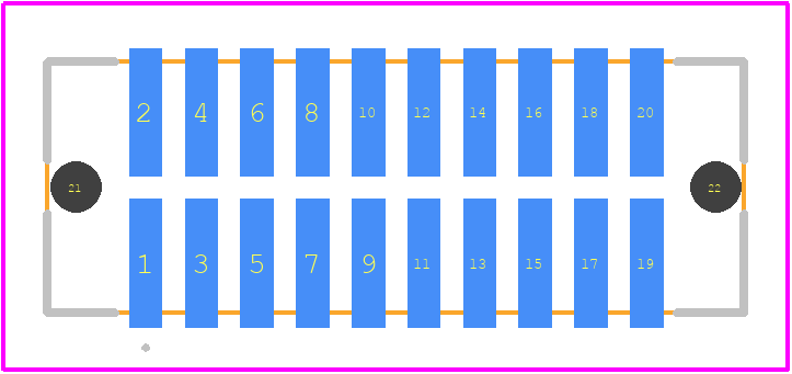 TFML-110-02-S-D-LC - SAMTEC PCB footprint - Other - Other - TFML-110-02-S-D-LC-1