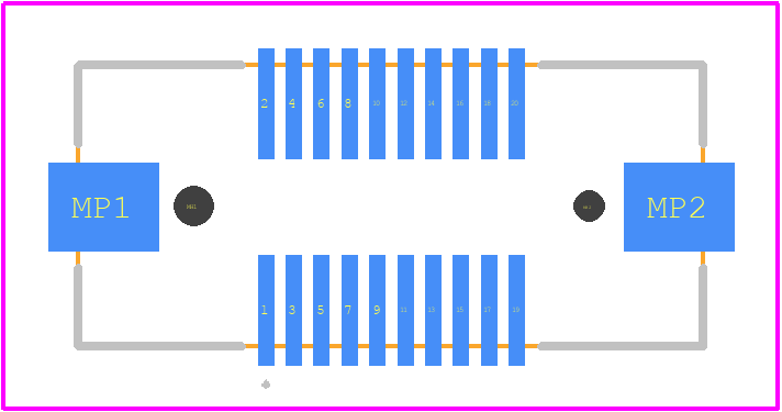 52901-0274 - Molex PCB footprint - Other - Other - 52901-0274-1