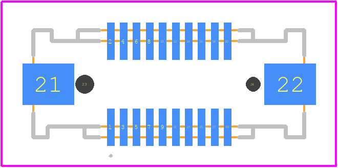 0536470274 - Molex PCB footprint - Other - Other - 0536470274-1