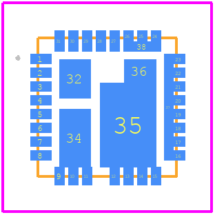 SIC634CD-T1-GE3 - Vishay PCB footprint - Other - Other -  PowerPAK MLP55-31L