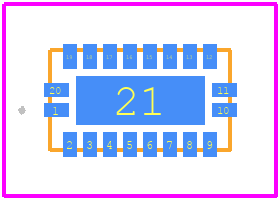 74LVC244AQ20-13 - Diodes Incorporated PCB footprint - Other - Other - V-QFN4525-20_2026-1.1