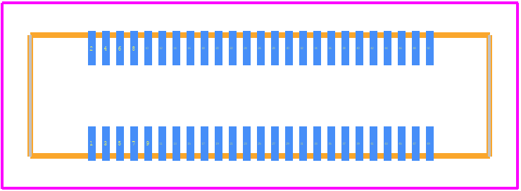 0537480504 - Molex PCB footprint - Other - Other - 0537480504-2