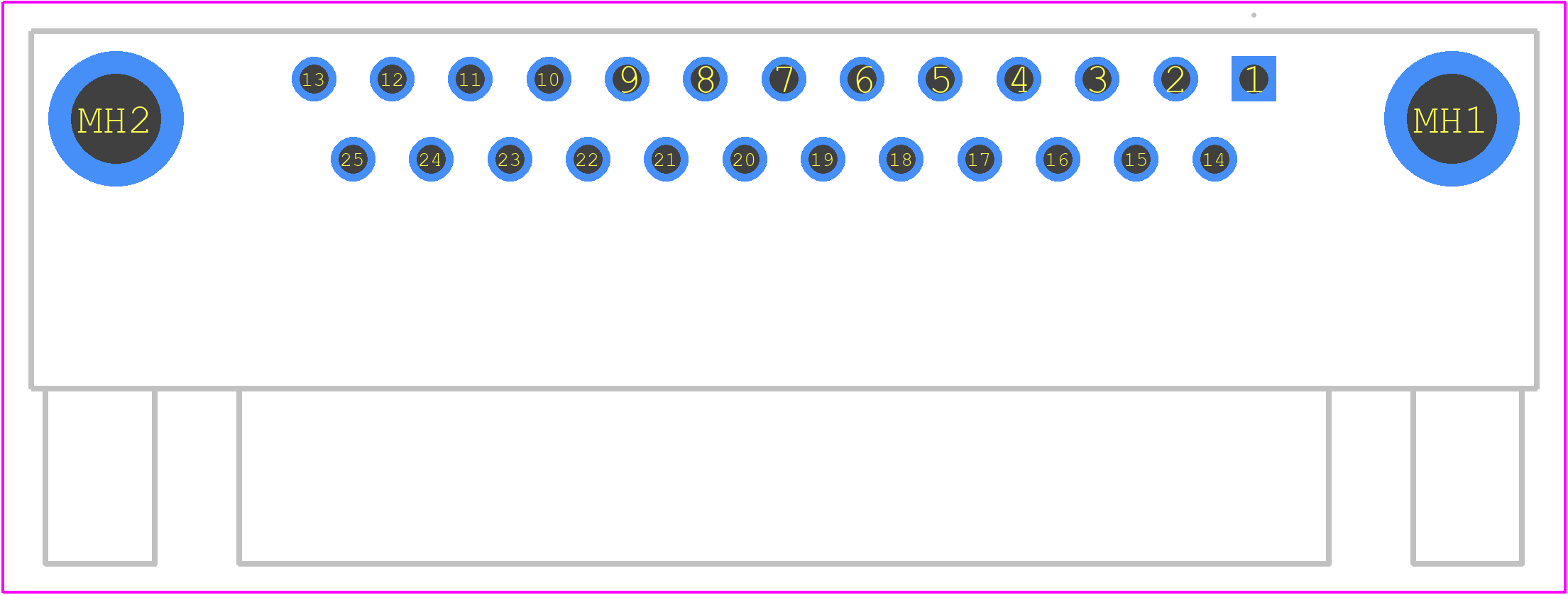 5747846-2 - TE Connectivity PCB footprint - Other - Other - 5747846-2-1