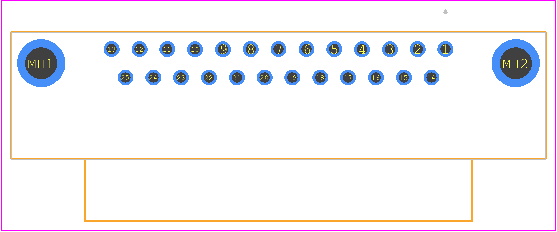 747846-4 - TE Connectivity PCB footprint - Other - Other - 747846-4-2