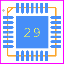 AD5674BCPZ-1 - Analog Devices PCB footprint - Quad Flat No-Lead - Quad Flat No-Lead - AD5674RBCPZ-1