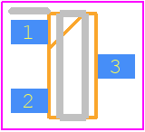 SMPJ176 - InterFET PCB footprint - SOT23 (3-Pin) - SOT23 (3-Pin) - SOT23 (TO-236AB)