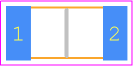 HVCB2010FKC1M00 - Stackpole Electronics, Inc. PCB footprint - Resistor Chip - Resistor Chip - HVC2010