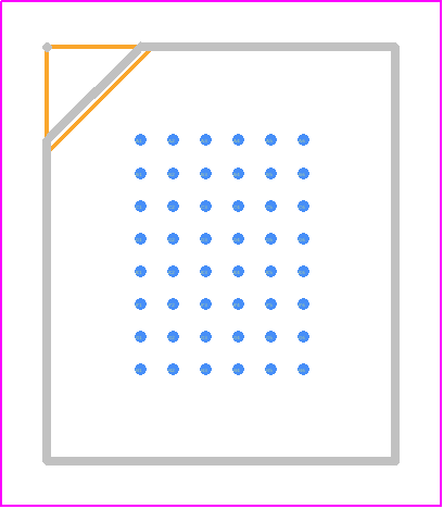 CY62177EV18LL-70BAXIT - Infineon PCB footprint - BGA - BGA - . 48-ball FBGA (8 × 9.5 × 1.2 mm)