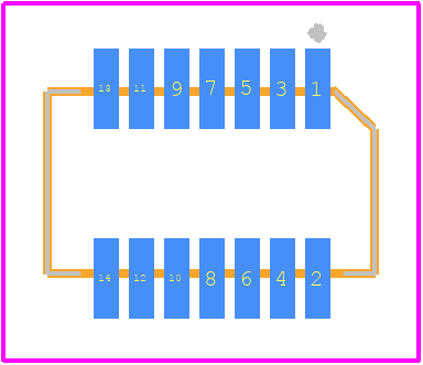 53307-1471 - Molex PCB footprint - Other - Other - 53307-1471-3