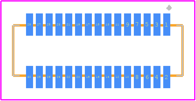 53353-3071 - Molex PCB footprint - Other - Other - 53353-3071-1