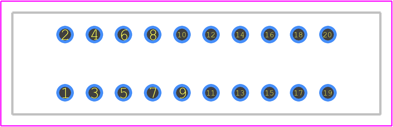 725-020-520-201 - EDAC PCB footprint - Other - Other - 725-020-520-201-1