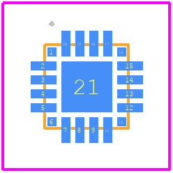 EFM8UB30F40G-A-QFN20 - Silicon Labs PCB footprint - Other - Other - EFM8UB30F40G-A-QFN20-3