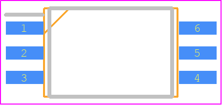 FOD8343T - onsemi PCB footprint - Small Outline Packages - Small Outline Packages - SOP 6-Pin