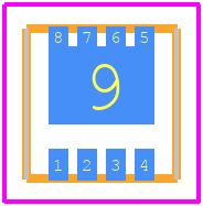 FDMC007N08LC - onsemi PCB footprint - Other - Other - 3.4/2