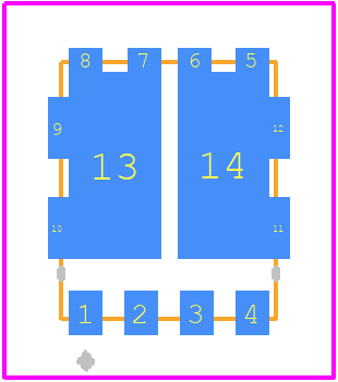 NVMFD5C650NLT1G - onsemi PCB footprint - Other - Other - DFN8 5x6, 1.27P 