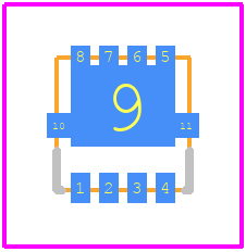 NVTFS5C471NLWFTAG - onsemi PCB footprint - Other - Other - WDFN8 3.3x3.3, 0.65P CASE 511AB ISSUE D_2022-2