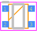 NSVF4020SG4T1G - onsemi PCB footprint - SO Transistor Flat Lead - SO Transistor Flat Lead - MCPH4_1