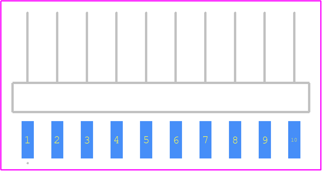 M20-8891045 - Harwin PCB footprint - Other - Other - M20-8891045-4