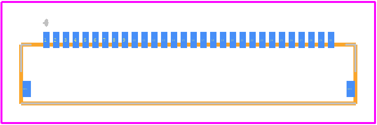 FH19C-30S-0.5SH(10) - Hirose PCB footprint - Other - Other - FH19C-30S-0.5SH(10)-1