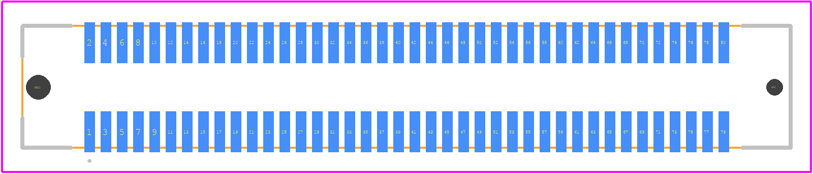 177983-3 - TE Connectivity PCB footprint - Other - Other - 177983-3-1