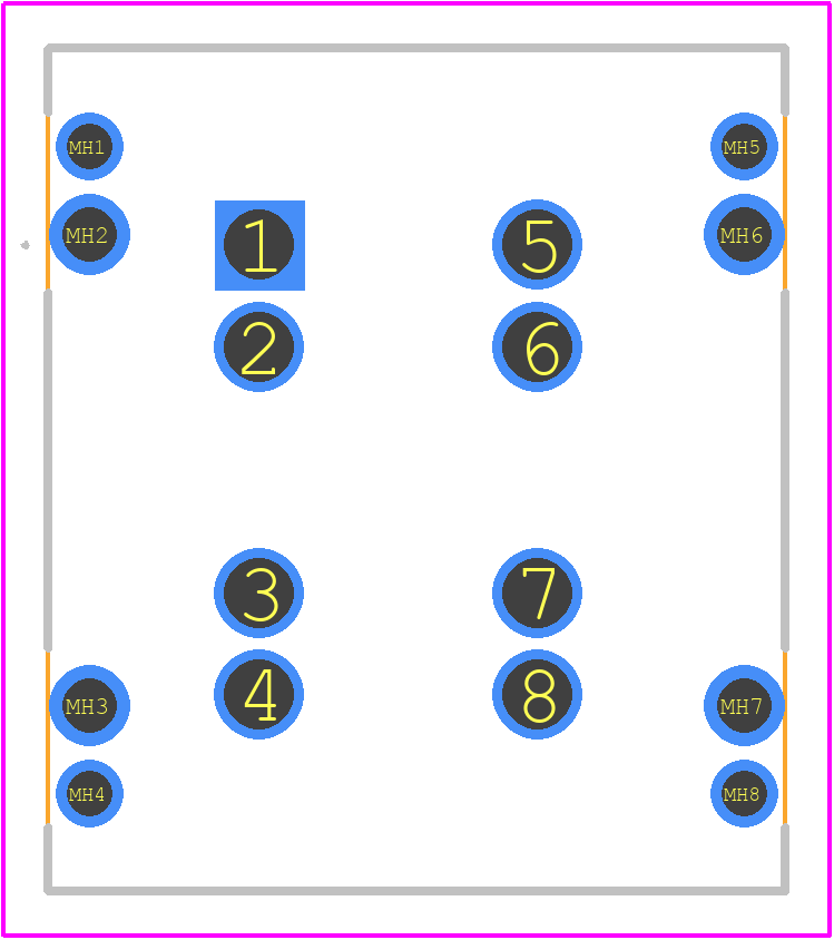 2173132-1 - TE Connectivity PCB footprint - Other - Other - 2173132-1-2