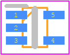 FPF2000 - onsemi PCB footprint - SOT23 (5-Pin) - SOT23 (5-Pin) - FPF2000
