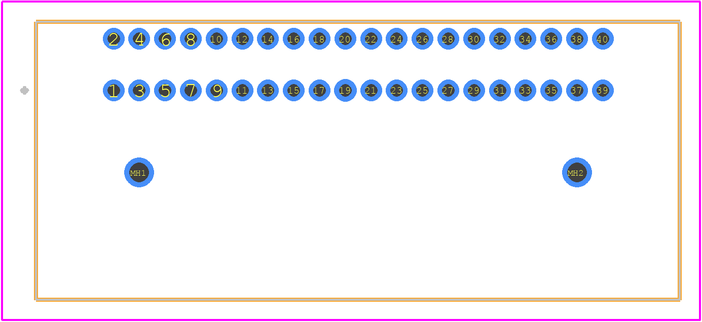 5-104477-4 - TE Connectivity PCB footprint - Other - Other - 5-104477-4-3