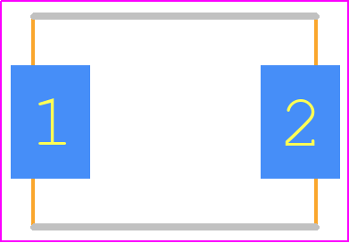 5.0SMDJ36CA-H - Bourns PCB footprint - Diodes Moulded Non Polarised - Diodes Moulded Non Polarised - SMC (DO-214AB) height=2.62