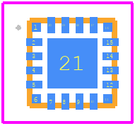 CPT112S-A02-GM - Silicon Labs PCB footprint - Other - Other - QFN20