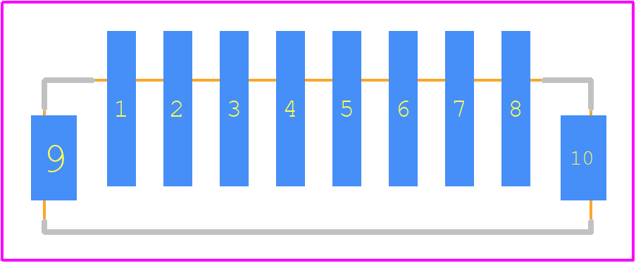 1775470-8 - TE Connectivity PCB footprint - Other - Other - 1775470-8