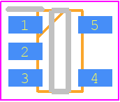 LMP2231AMF/NOPB - Texas Instruments PCB footprint - SOT23 (5-Pin) - SOT23 (5-Pin) - DBV