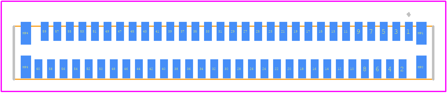 FH12-60S-0.5SVA(54) - Hirose PCB footprint - Other - Other - FH12-60S-0.5SVA(54)-1