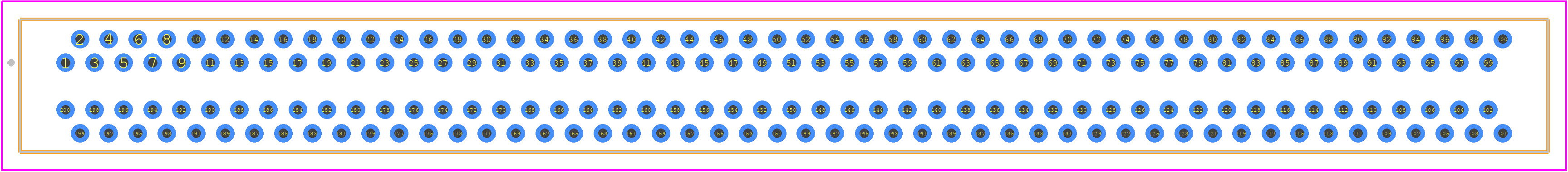 170673-1200 - Molex PCB footprint - Other - Other - 170673-1200-3