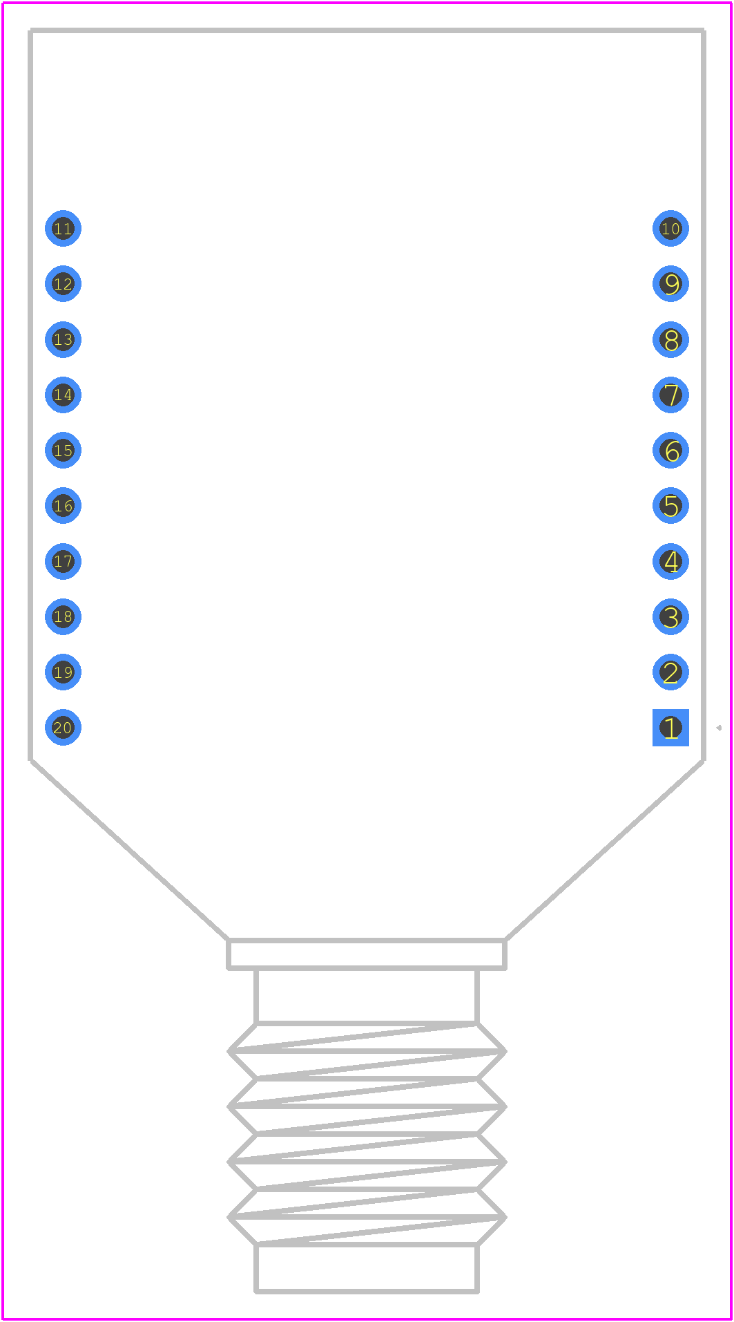 XBP9B-DPST-021 - DIGI PCB footprint - Other - Other - XBP9B-DPST-021-4