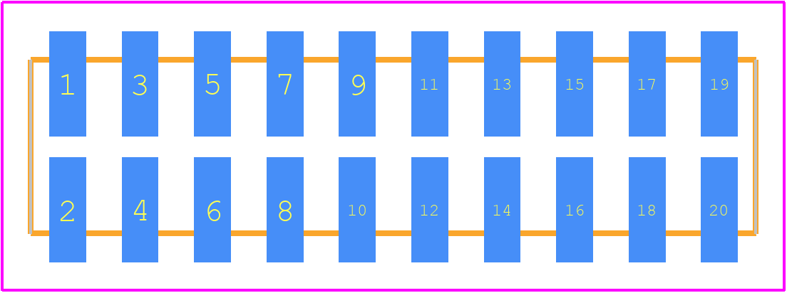 0015910200 - Molex PCB footprint - Other - Other - 0015912200