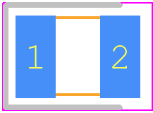 IR67-21C/TR8 - Everlight PCB footprint - LEDs Chip - LEDs Chip - IR67-21C/TR8