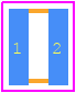 C0816X7R1C104M050AC - TDK PCB footprint - Capacitor Chip Non-polarised - Capacitor Chip Non-polarised - C0816X7R1C104M050AC