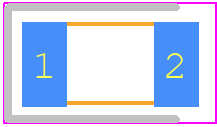 TPGAD1S09H - Excelitas Technologies PCB footprint - Diodes Chip - Diodes Chip - TPGAD1S09H