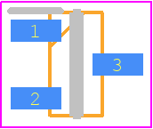 ESDA25LY - STMicroelectronics PCB footprint - SOT23 (3-Pin) - SOT23 (3-Pin) - SOT23-3L _1