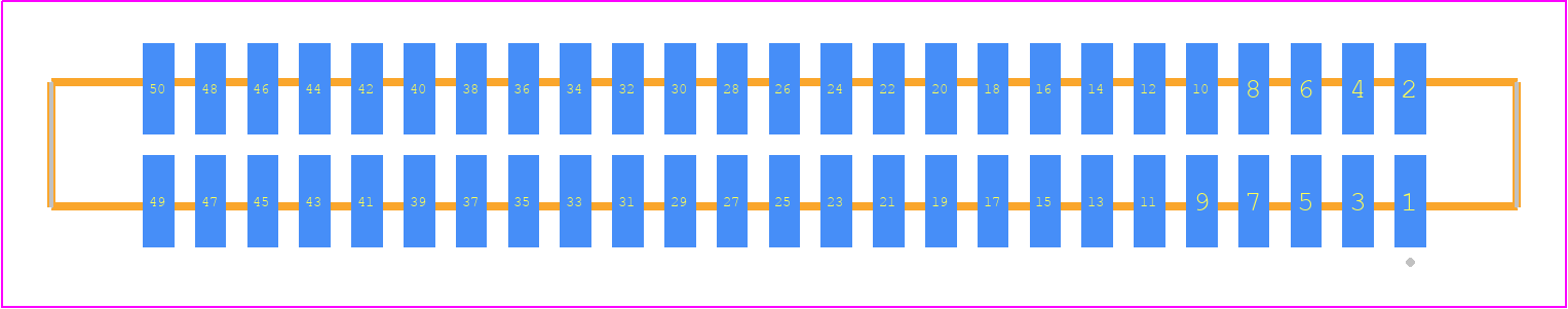 SFM-125-02-S-D - SAMTEC PCB footprint - Other - Other - SFM-125-YY-ZZ-D
