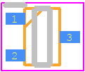 2SC4083T106N - ROHM Semiconductor PCB footprint - SO Transistor Flat Lead - SO Transistor Flat Lead - UMT3