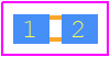 5113 - Keystone Electronics PCB footprint - Resistor Chip - Resistor Chip - 5113