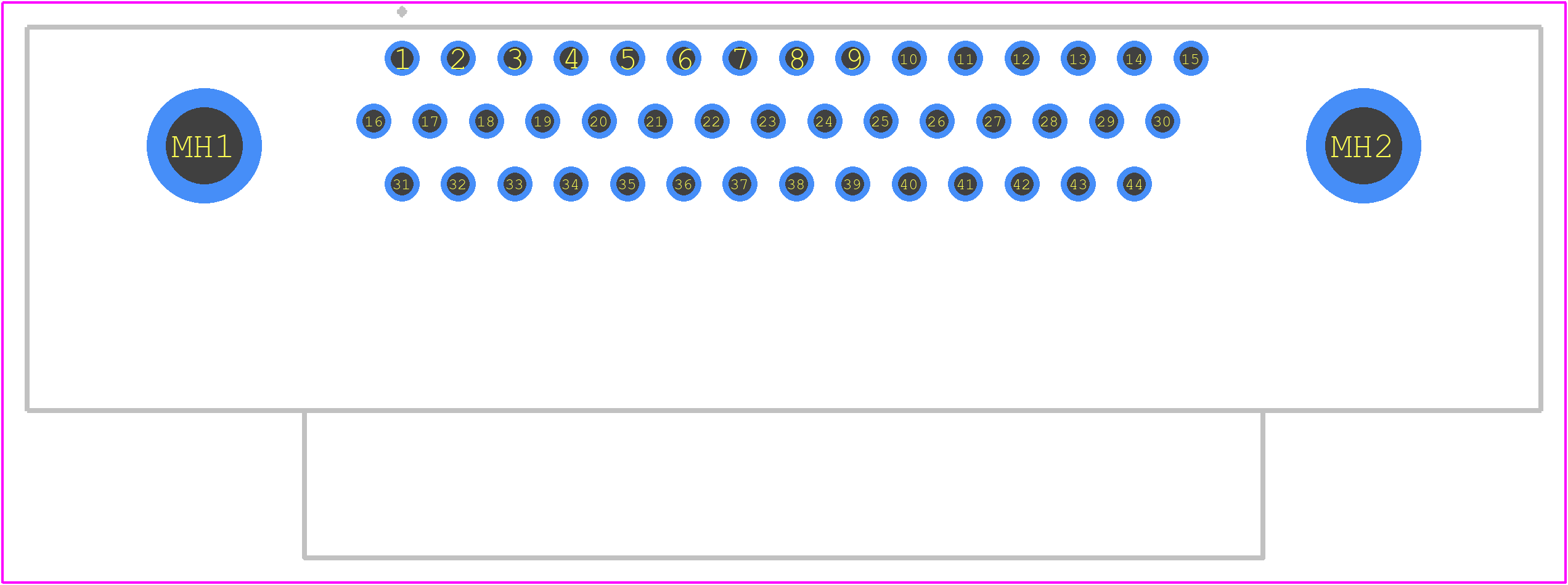 15-002213 - CONEC PCB footprint - Other - Other - 15-002213-1
