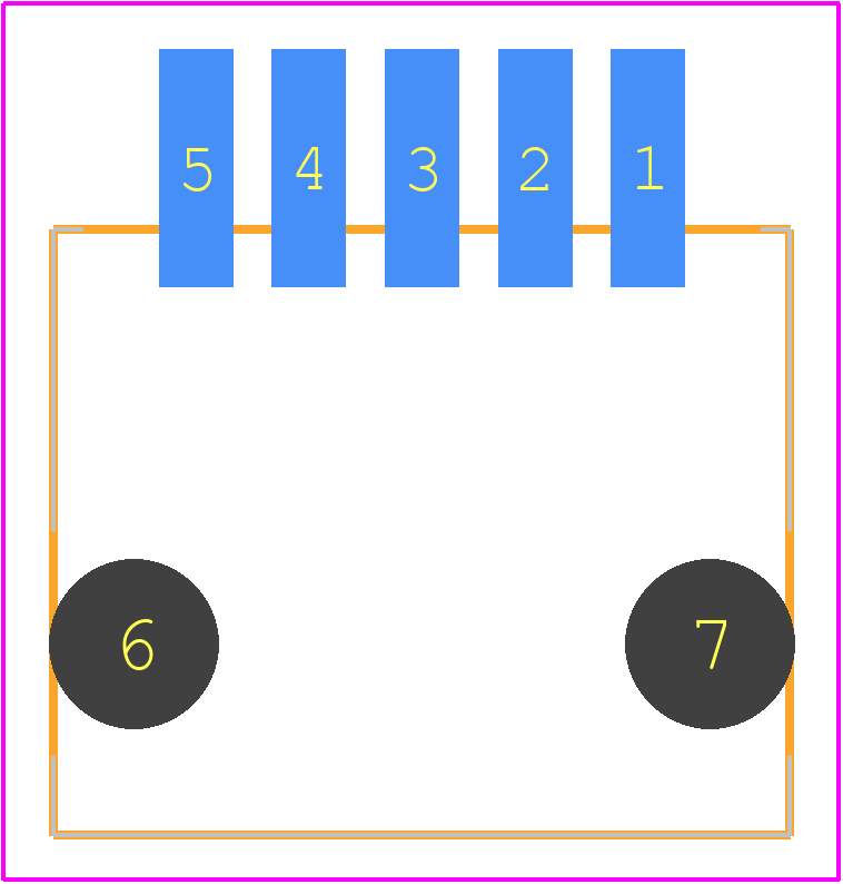 0015912055 - Molex PCB footprint - Other - Other - 15-91-3053-2